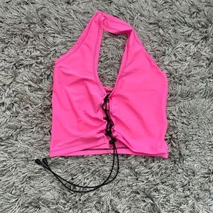 Rave With Mi Gente Lace Me Up 2.0 Top